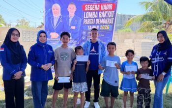 Partai Demokrat Konsel Gelar Lomba Rakyat Peringati HUT Partai Demokrat dan HUT ke-81 Kemerdekaan RI