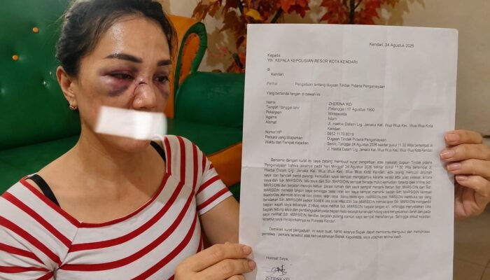 Sempat Cekcok, Seorang Wanita di Kendari Diduga Dianiaya Kekasih