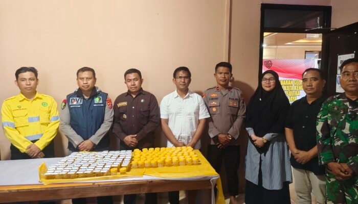 Ratusan Karyawan PT GMS Jalani Tes Urine dan Terima Penyuluhan P4GN BNN Kota Kendari