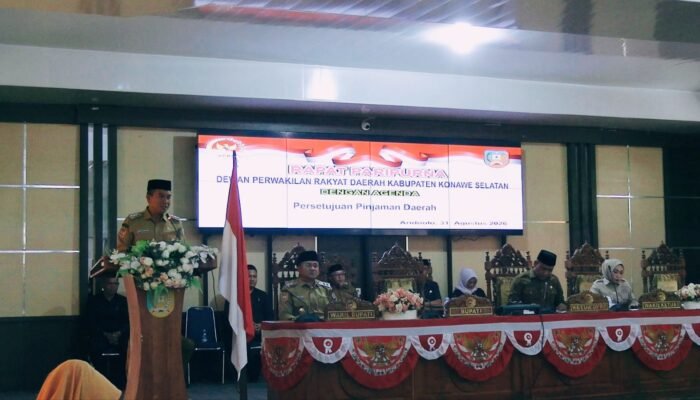 Enam Fraksi DPRD Konsel Setujui Pinjaman Percepatan Pembangunan, Dua Fraksi Dewan Menolak
