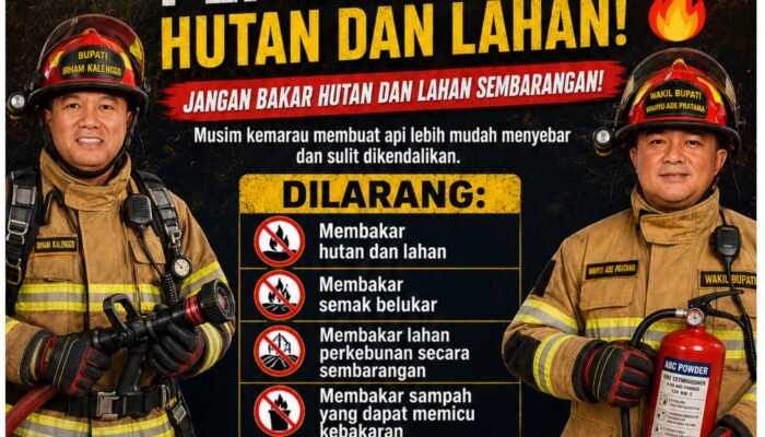 Kemarau Panjang, Masyarakat Konsel Diimbau Tidak Membakar Hutan dan Lahan Serampangan