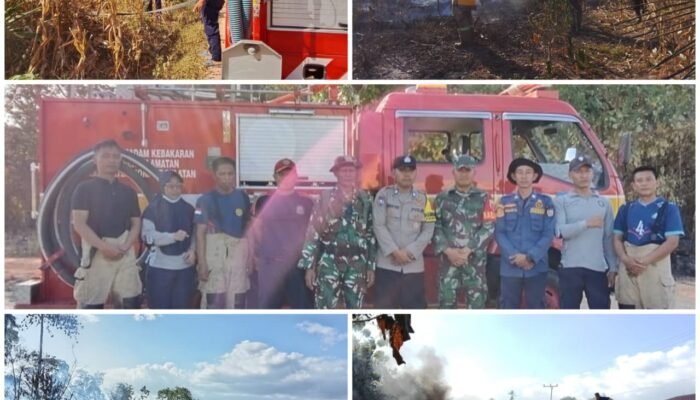Lagi, Damkarmat Konsel Atasi Kebakaran di Desa Anese