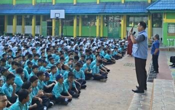 Perkuat Komitmen Generasi Anti Narkoba, BNN Kota Kendari Edukasi 1.137 Pelajar SMPN 1 Kendari