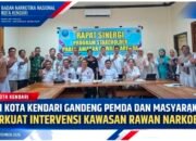 Perkuat Penanganan Kawasan Narkoba, BNN Kota Kendari Jalin Kolaborasi Lintas Sektor