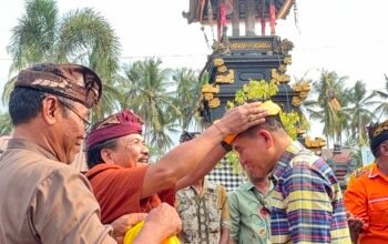 Bupati Irham Kalenggo Hadiri Upacara Ngenteg Linggih, Cerminan Keberagaman Umat Beragama di Konsel