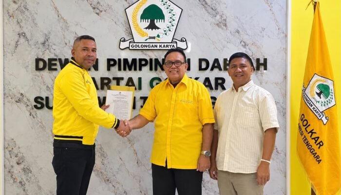 Rajab Jinik Ditunjuk Jabat Plt Ketua DPD II Golkar Buton Utara, Siap Sukseskan Musda