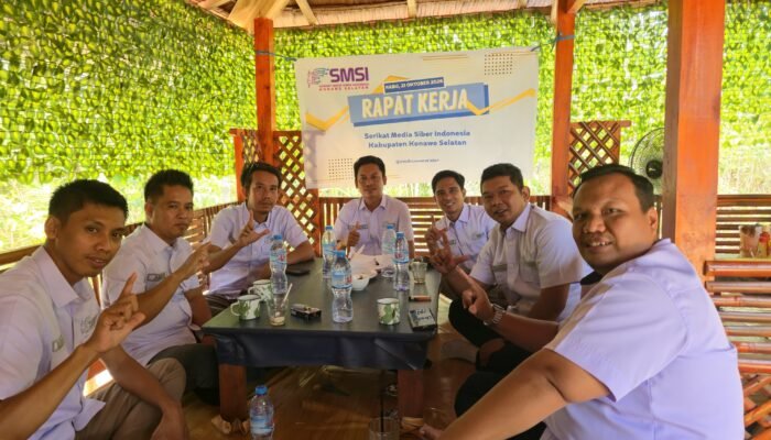 SMSI Konawe Selatan Perkuat Kelembagaan Organisasi Media Melalui Rapat Kerja