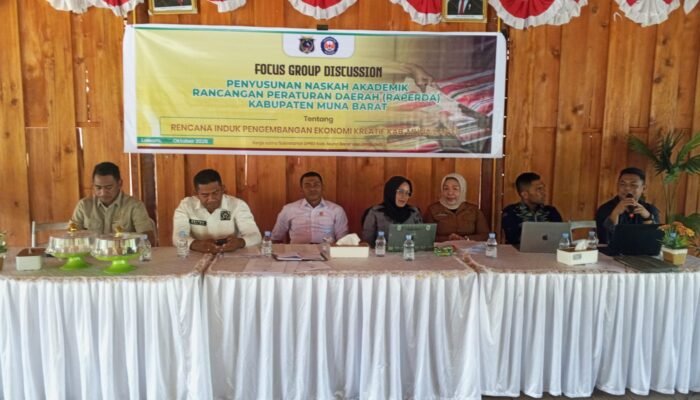 DPRD Muna Barat Susun Raperda Ekonomi Kreatif, Dorong Industri Lokal jadi Lokomotif Ekonomi Masyarakat