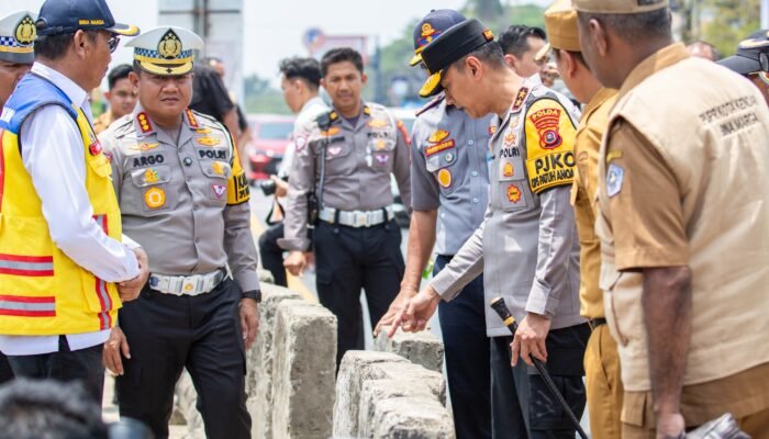 Kapolda Sultra Tinjau Enam Titik Rawan Lalu Lintas, Penanganan Dilakukan Bersama Instansi Terkait